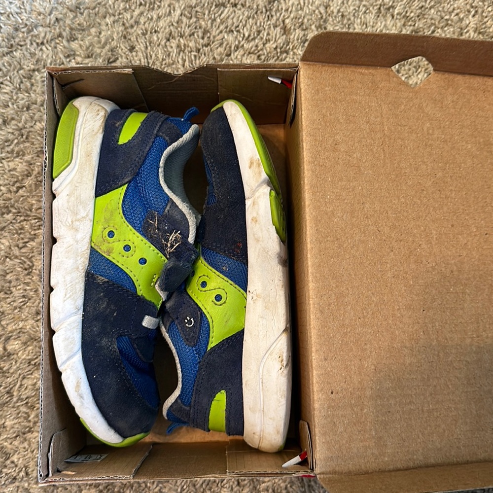 Little Kid’s Saucony Navy Blue Size 12